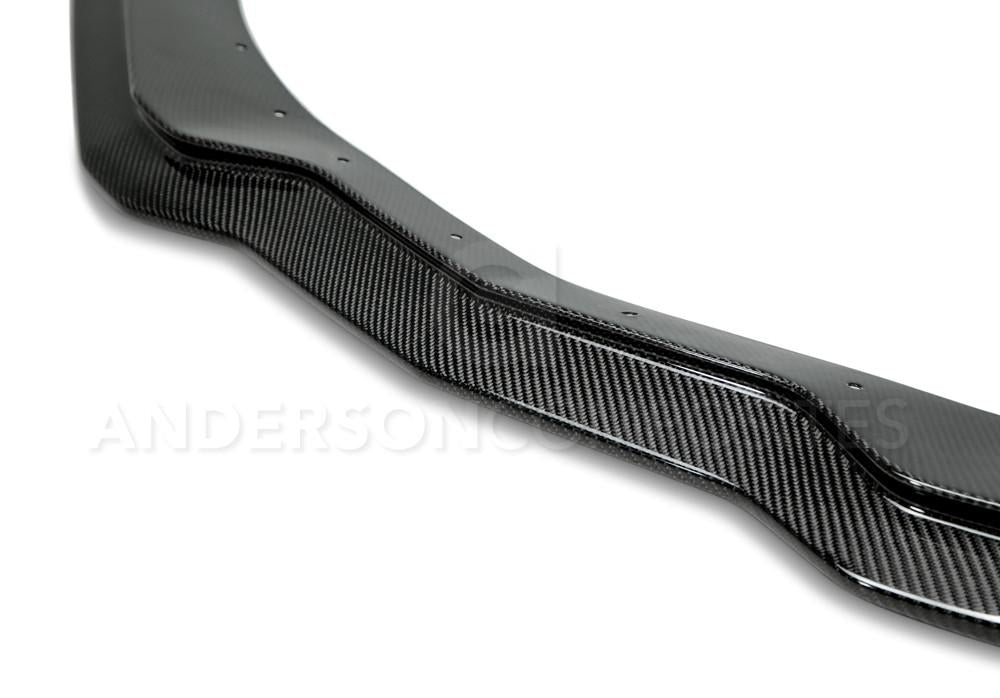 Anderson Composites AC-FL14CHC7-Z6 Carbon Fiber Front Splitter With Small End Caps For 2015-2019 Chevrolet Corvette C7 Z06 Anderson Composites Aero Splitter  AXOPROS