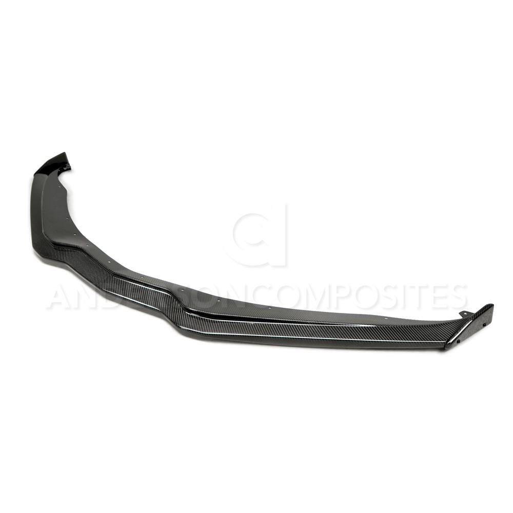 Anderson Composites AC-FL14CHC7-Z6 Carbon Fiber Front Splitter With Small End Caps For 2015-2019 Chevrolet Corvette C7 Z06 Anderson Composites Aero Splitter  AXOPROS