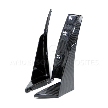 Anderson Composites AC-FL14CHC7-Z6XC Carbon Fiber Front Bumper Canards For 2015-2019 Chevrolet Corvette C7 Z06Careful! This Is Just The Canards Anderson Composites Aero Splitter  AXOPROS