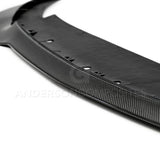 Anderson Composites AC-FL15MU350R Carbon Fiber Front Splitter For 2015-2020 Ford Mustang GT350R (1PC) Anderson Composites Aero Splitter  AXOPROS