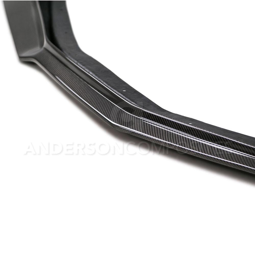Anderson Composites AC-FL16CHCAMRS-AZ Type-AZ Carbon Fiber Front Chin Spoiler For 2016-2018 Chevrolet Camaro RS/LS/LT Anderson Composites Aero Splitter  AXOPROS