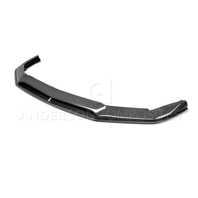 Anderson Composites AC-FL18FDMU-AR Type-AR Carbon Fiber Front Chin Splitter For 2018-2020 Ford Mustang Anderson Composites Aero Splitter  AXOPROS