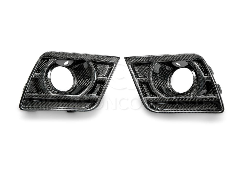 Anderson Composites AC-FLS14CHCAM-Z28 Type-Z28 Carbon Fiber Air Duct Bezels For 2014-2015 Chevrolet Camaro Z28 Anderson Composites Fog Light Bezel  AXOPROS