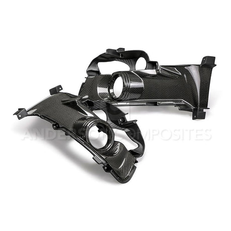 Anderson Composites AC-FLS15FDMU Carbon Fiber Fog Light Surrounds For 2015-2017 Ford Mustang Anderson Composites Fog Light Bezel  AXOPROS