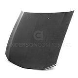 Anderson Composites AC-HD0506FDMU-OE Type-OE Carbon Fiber Hood For 2005-2009 Ford Mustang Anderson Composites Hood  AXOPROS