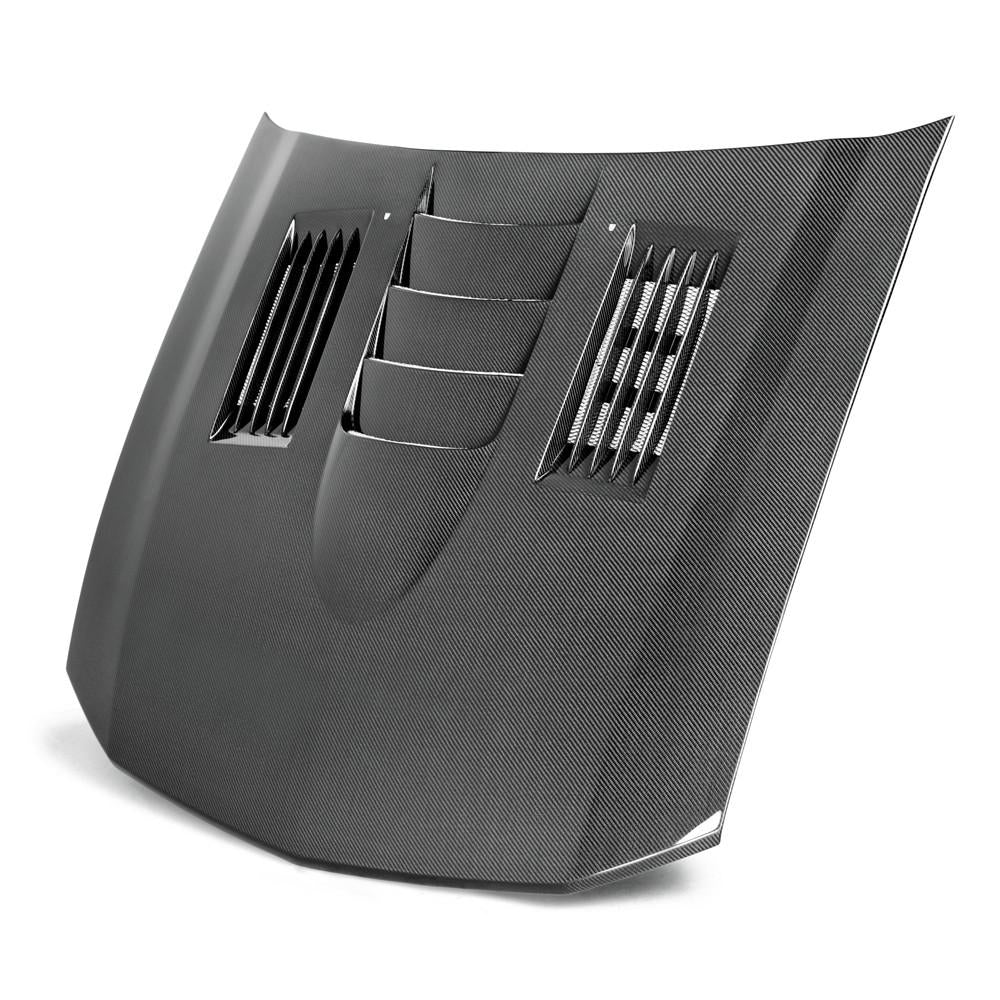 Anderson Composites AC-HD0506FDMU-SS Type-SS Carbon Fiber Hood For 2005-2009 Ford Mustang Anderson Composites Hood  AXOPROS
