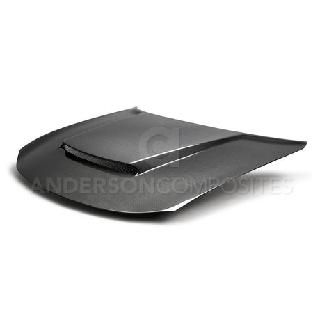 Anderson Composites AC-HD15DGCR-DM Type-DM (Demon Style) Carbon Fiber Hood For 2015-2021 Dodge Charger Anderson Composites Hood  AXOPROS