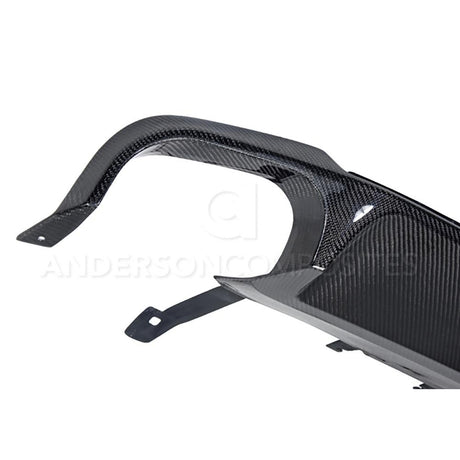 Anderson Composites AC-RD1213FDGT Carbon Fiber Rear Diffuser For 2013-2014 Ford Mustang GT500 And 2013-2014 Mustang GT W/APP PKG 2013 BOSS 302 Anderson Composites Valance Panel  AXOPROS