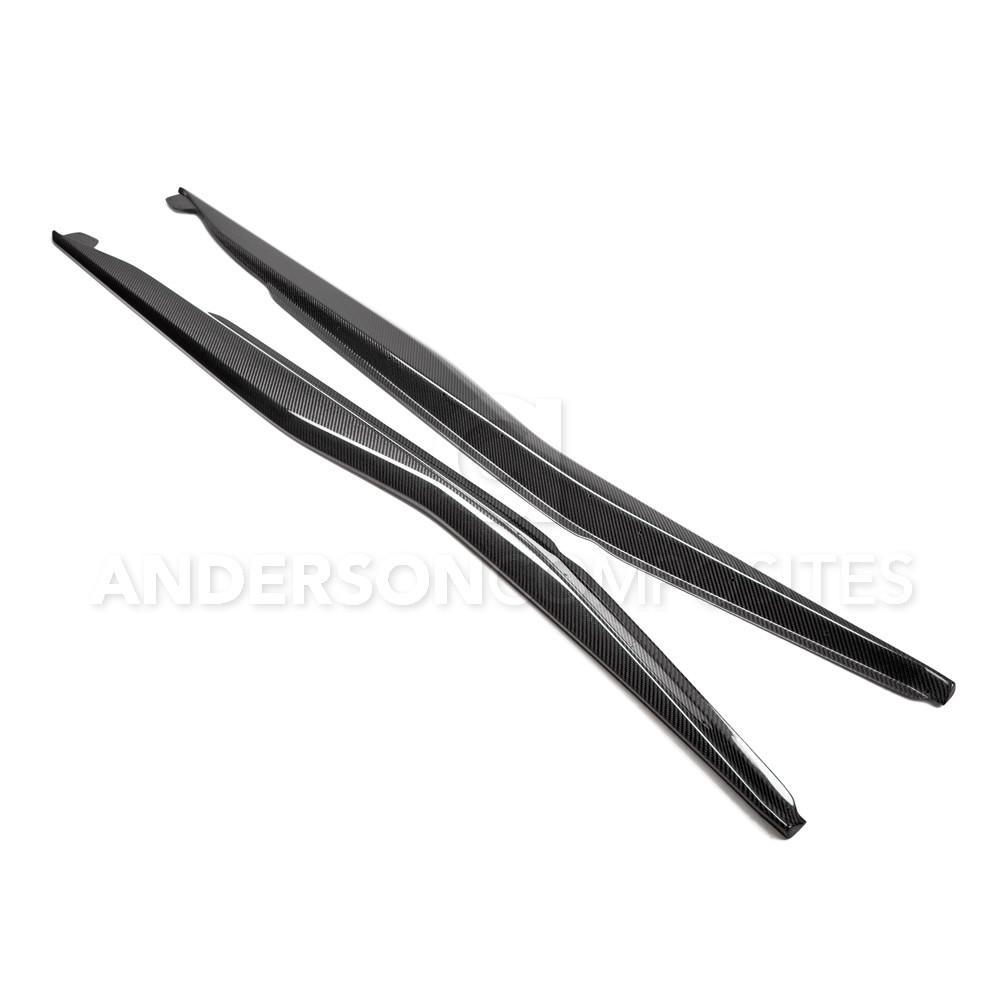 Anderson Composites AC-SS14CHC7-Z6 Carbon Fiber Side Skirts For 2015-2019 Chevrolet Corvette C7 Z06 Anderson Composites Side Skirt  AXOPROS