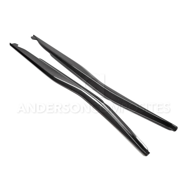 Anderson Composites AC-SS14CHC7-Z6 Carbon Fiber Side Skirts For 2015-2019 Chevrolet Corvette C7 Z06 Anderson Composites Side Skirt  AXOPROS