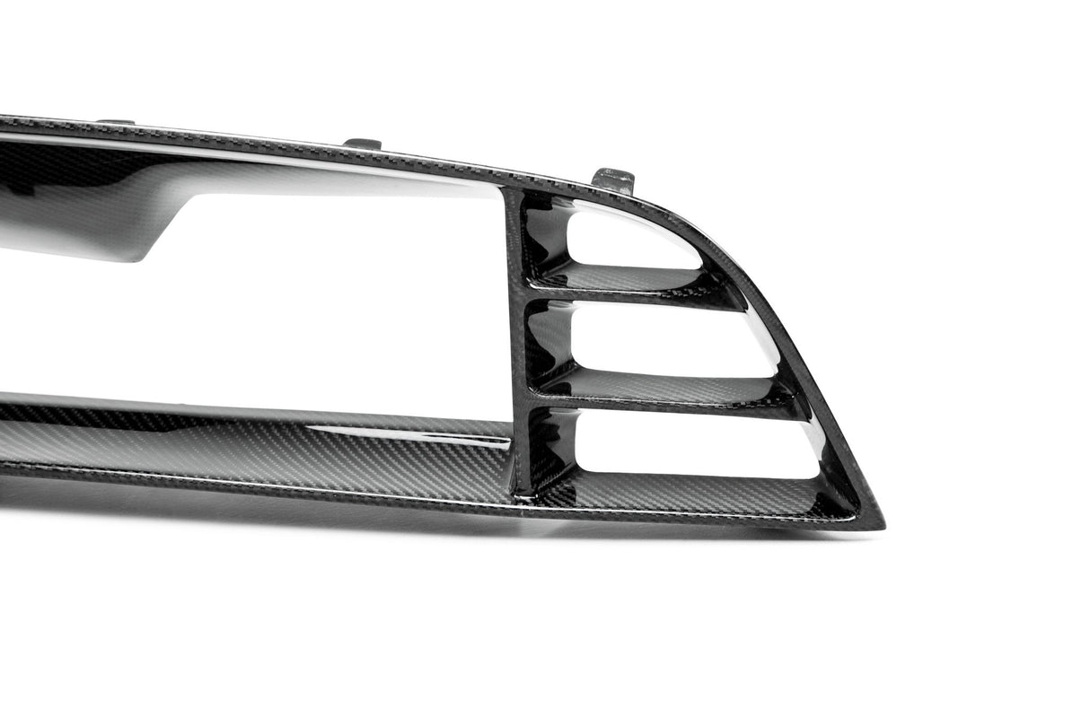 Anderson Composites AC-UG1213FDGT Carbon Fiber Front Upper Grille For 2013-2014 Ford Shelby GT500 With No Cobra Emblem Placeholder Anderson Composites Grille  AXOPROS