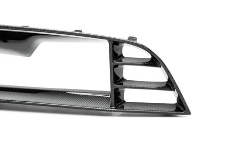 Anderson Composites AC-UG1213FDGT Carbon Fiber Front Upper Grille For 2013-2014 Ford Shelby GT500 With No Cobra Emblem Placeholder Anderson Composites Grille  AXOPROS