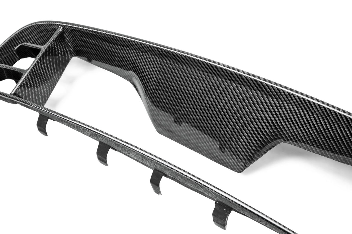 Anderson Composites AC-UG1213FDGT Carbon Fiber Front Upper Grille For 2013-2014 Ford Shelby GT500 With No Cobra Emblem Placeholder Anderson Composites Grille  AXOPROS