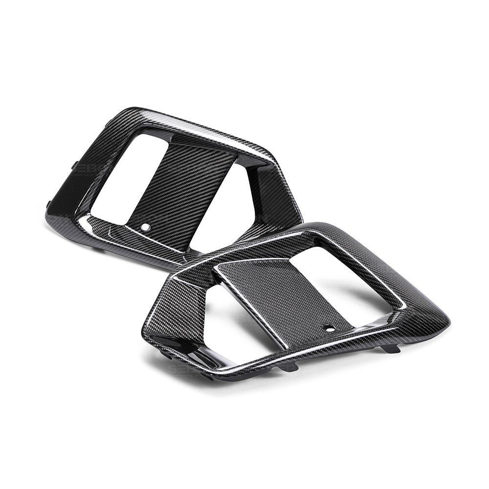 Anderson Composites FLS16FDFO Carbon Fiber Fog Light Surround For 2016-2018 Ford Focus RS Anderson Composites Fog Light Housing  AXOPROS