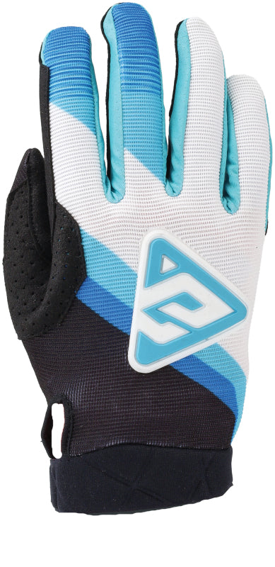 Answer 25 Peak Flo Gloves Black/Blue/White - Large Answer Gloves  AXOPROS