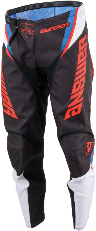 Answer 25 Syncron Envenom Pants Red/White/Blue Size - 36 Answer Pants  AXOPROS