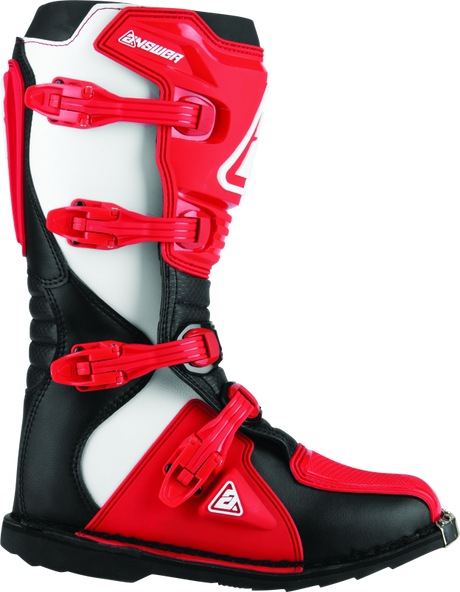 Answer AR1 Boot Black/Red - 7 Answer Motorcycle Boots  AXOPROS