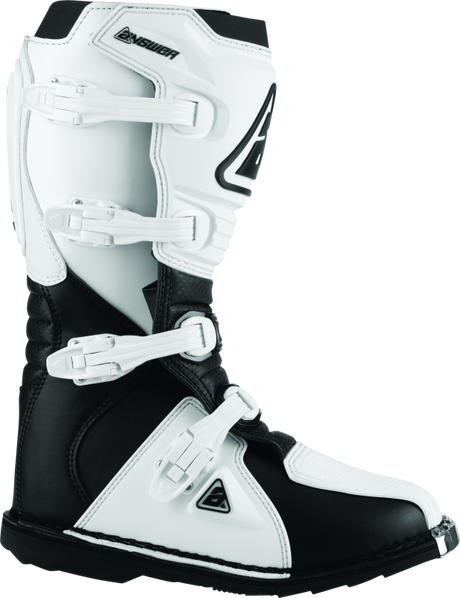 Answer AR1 Boot Black/White - 7 Answer Motorcycle Boots  AXOPROS