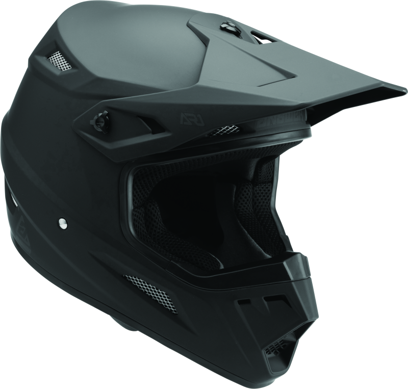 Answer AR1 Solid Helmet Matte Black Youth - Medium Answer Helmets and Accessories  AXOPROS