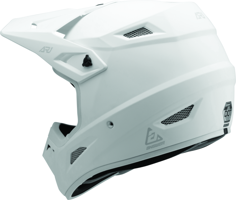 Answer AR1 Solid Helmet White Youth - Small Answer Helmets and Accessories  AXOPROS
