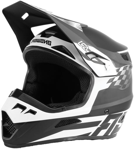 Answer AR1 Sweep Helmet Black/White - Large Answer Helmets and Accessories  AXOPROS
