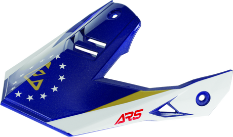 Answer AR5 Rally Visor - Red/White Answer Helmets and Accessories  AXOPROS