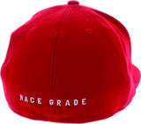 Answer Bold Logo Hat - Red Answer Headwear  AXOPROS