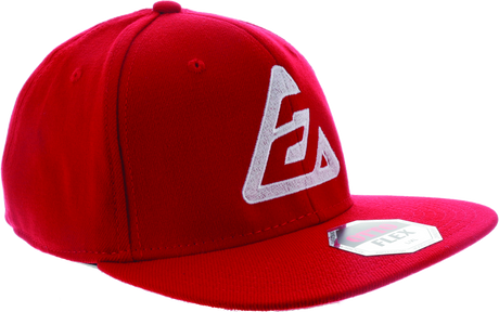 Answer Bold Logo Hat - Red Answer Headwear  AXOPROS
