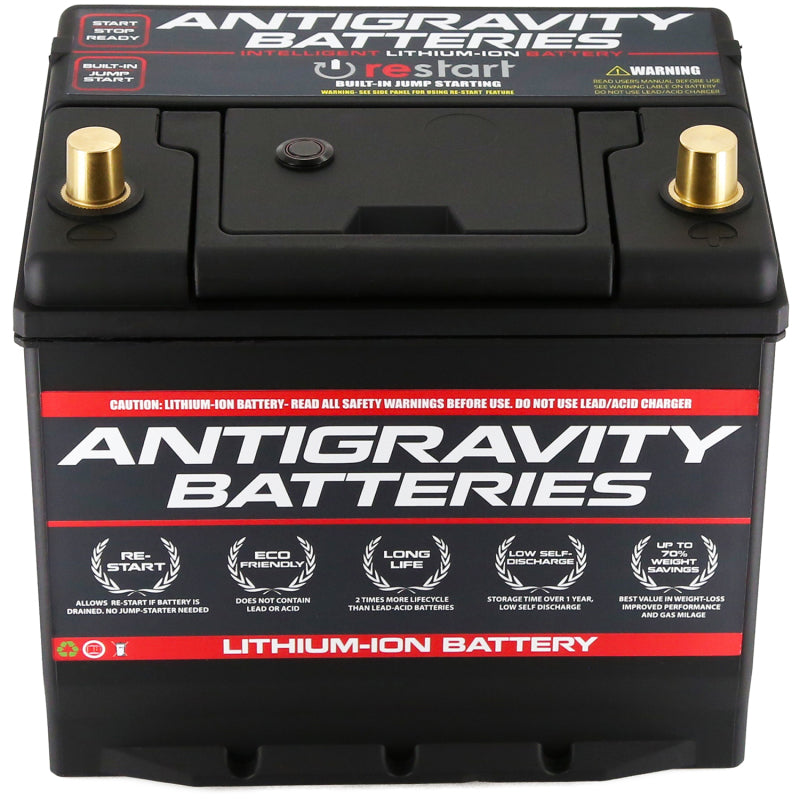 Antigravity Group 27 Lithium Car Battery w/Re-Start Antigravity Batteries Batteries  AXOPROS