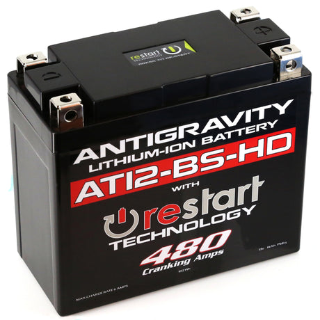 Antigravity YT12-BS High Power Lithium Battery w/Re-Start Antigravity Batteries Batteries  AXOPROS