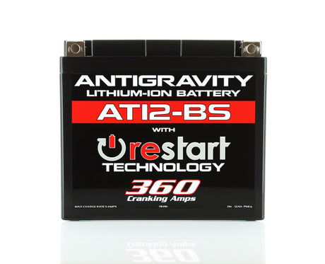 Antigravity YT12-BS Lithium Battery w/Re-Start Antigravity Batteries Batteries  AXOPROS