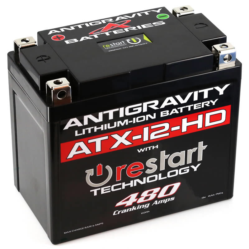 Antigravity YTX12 High Power Lithium Battery w/Re-Start Antigravity Batteries Batteries  AXOPROS