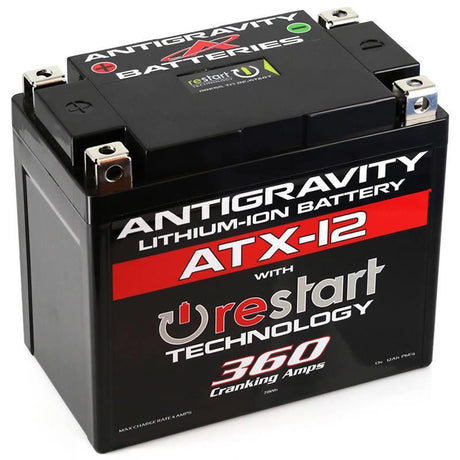 Antigravity YTX12 Lithium Battery w/Re-Start Antigravity Batteries Batteries  AXOPROS