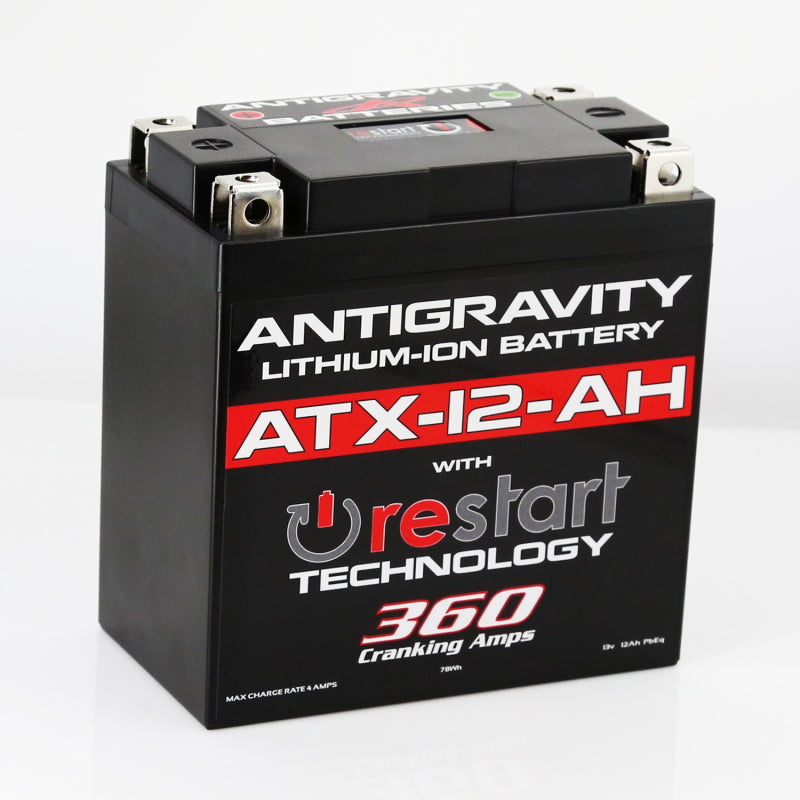 Antigravity YTX12B-BS Lithium Battery w/Re-Start Antigravity Batteries Batteries  AXOPROS