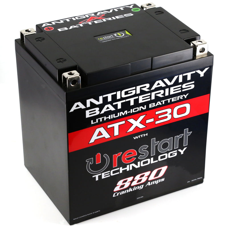 Antigravity YTX30 Lithium Battery w/Re-Start Antigravity Batteries Batteries  AXOPROS