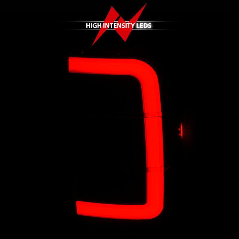 ANZO 01-11 Ford Ranger LED Taillights - Black Housing w/ Smoke Lens & Light Bar ANZO Tail Lights  AXOPROS