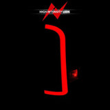 ANZO 05-15 Toyota Tacoma Full LED Tail Lights w/Light Bar Sequential Black Housing Clear Lens ANZO Tail Lights  AXOPROS