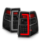 ANZO 07-17 Ford Expedition LED Taillights w/ Light Bar Black Housing Clear Lens ANZO Tail Lights  AXOPROS