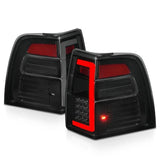 ANZO 07-17 Ford Expedition LED Taillights w/ Light Bar Black Housing Smoke Lens ANZO Tail Lights  AXOPROS