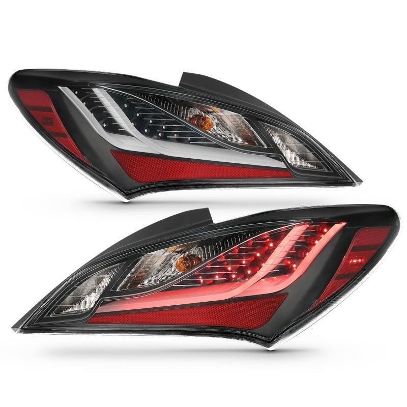 ANZO 10-13 Hyundai Genesis 2DR LED Taillights Smoke ANZO Tail Lights  AXOPROS