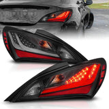 ANZO 10-13 Hyundai Genesis 2DR LED Taillights Smoke ANZO Tail Lights  AXOPROS
