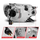 ANZO 12-15 Toyota Tacoma Projector Headlights - w/ Light Bar Switchback Black Housing ANZO Headlights  AXOPROS