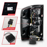 ANZO 15-19 Chevrolet Silverado 2500 HD/3500 HD LED Taillight w/ Sequential Black Housing/Smoke Lens ANZO Tail Lights  AXOPROS