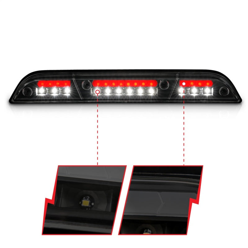 ANZO 15-20 Ford F-150 - F-450 LED Third Brake Light - Black Housing/Smoke Lens ANZO Lights Corner  AXOPROS