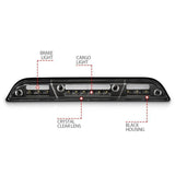 ANZO 15-20 Ford F-250 - F-550 LED Third Brake Light - Black Housing/Clear Lens ANZO Lights Corner  AXOPROS