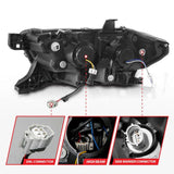 ANZO 16-22 Toyota Tacoma LED Projector Headlights w/ Light Bar Sequential Black Housing w/Initiation ANZO Headlights  AXOPROS