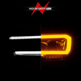 ANZO 16-22 Toyota Tacoma SR/SR5 ONLY Full LED Proj Headlights w/Light Bar Seq. Blk w/Initiation Lgt ANZO Headlights  AXOPROS