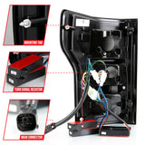ANZO 18-19 Ford F-150 LED Taillight Black Housing Clear Lens Red Light Bar W/Sequential ANZO Tail Lights  AXOPROS