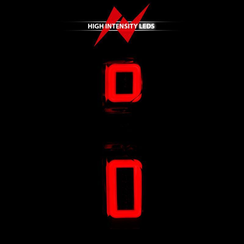 Anzo 19-21 Chevy Silverado Full LED Tailights Chrome Housing Red/Clear Lens G2 (w/C Light Bars) ANZO Tail Lights  AXOPROS