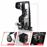 Anzo 19-21 Chevy Silverado Work Truck Full LED Tailights Chrome Housing Red Lens G2(w/C Light Bars) ANZO Tail Lights  AXOPROS